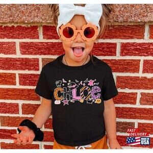 Kids Halloween Shirt Personalized Name Shirt Classic